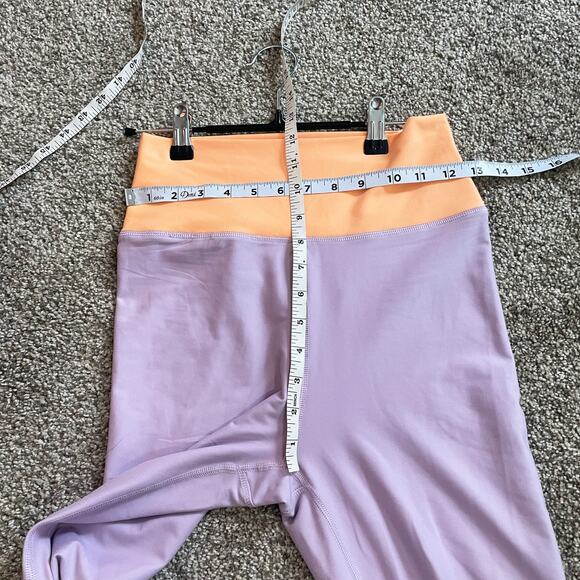 WeWoreWhat High Rise Legging Orange Purple Medium - Picture 5 of 6